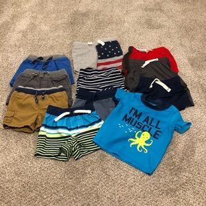 Boys 3 month shorts and swim outfit
